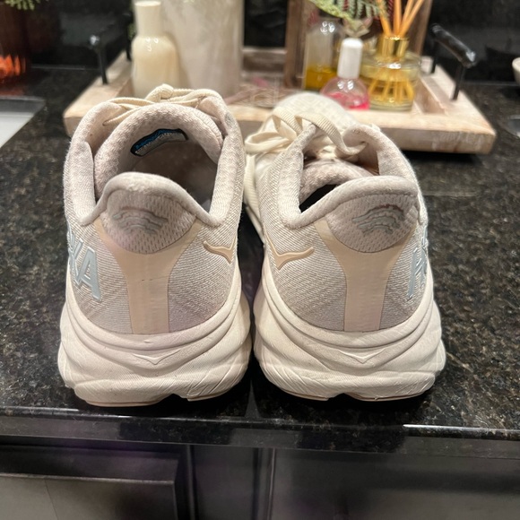 Hoka Athletic Shoes in Cream and Gray - Picture 3 of 4